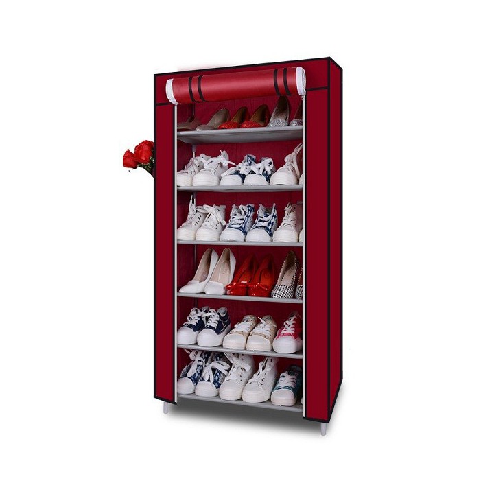 TỦ ĐỰNG GIẦY 6 NGĂN BẰNG VẢI