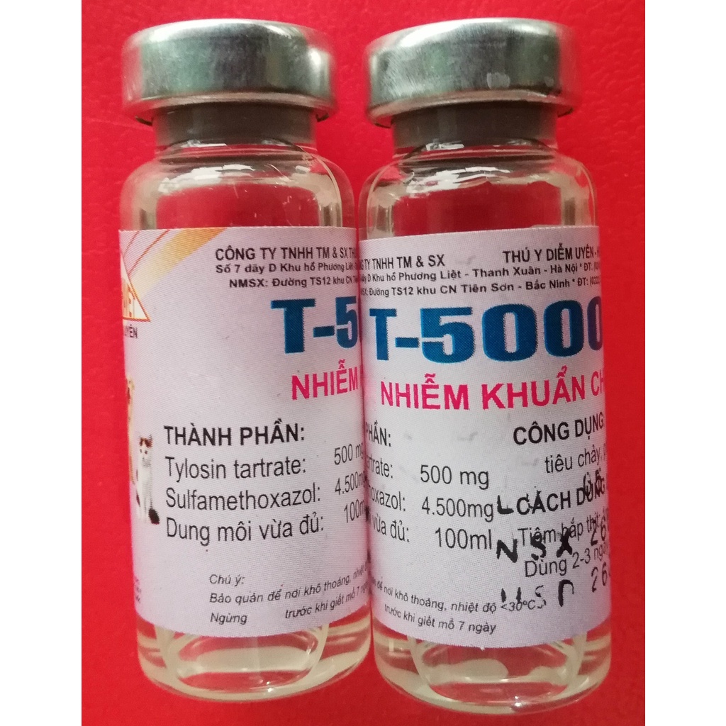 3 lọ T-5000 loại 10ml Chuyên dùng cho chó, mèo