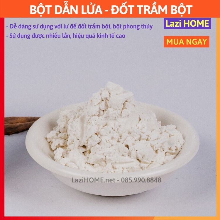 đồ thờ cúng, lư đồng, bột dẫn lửa đốt trầm bột, bột phong thủy - Sử dụng được nhiều lần, hiệu quả cao 4