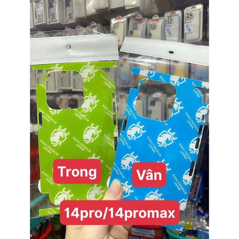 Dán PPF Full viền lỗ loa 4 lớp cho IPhone 14 pro max,14 max,14 pro,14 chất liệu nhám và bóng cực dễ dán