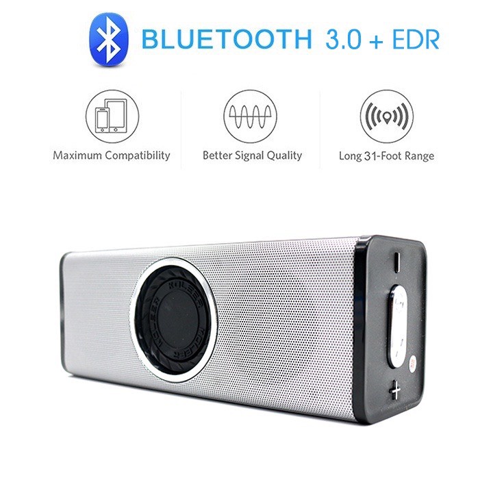 Loa Bluetooth Koleer H5,hàng chính hãng Koleer tính năng Stereo, âm thanh cực, âm bass cực đỉnh Bảo hành 12 Tháng