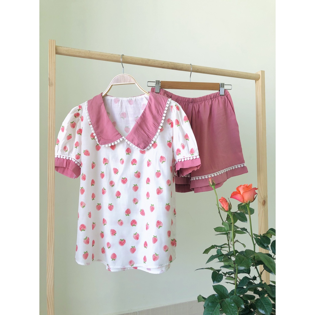 Bộ mặc nhà cute dâu