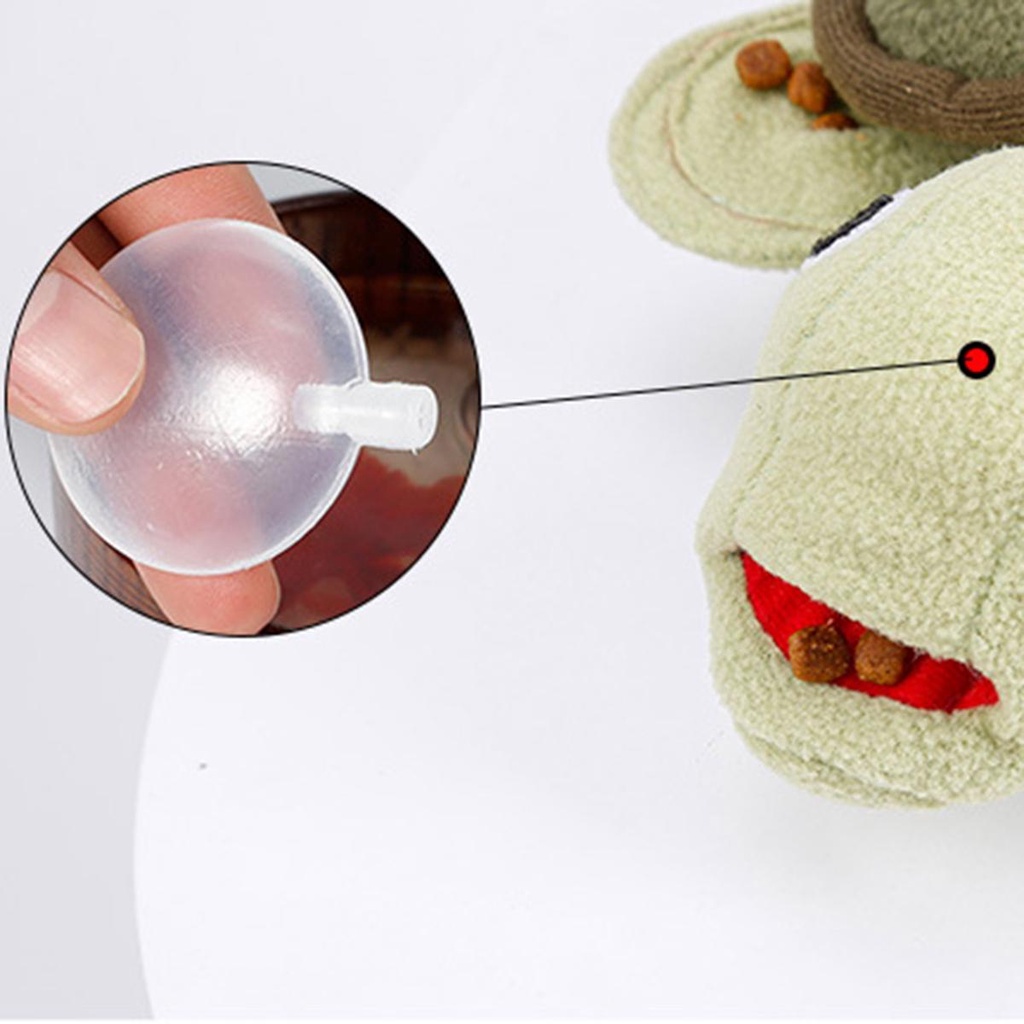 Đồ Chơi Nhồi Bông Mềm Mại Hình Rùa Dễ Thương Có Tiếng Kêu Tương Tác Thú Cưng