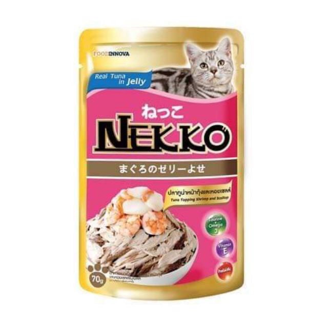 PATE CHO MÈO NEKO NHIỀU HƯƠNG VỊ GÓI 70GR