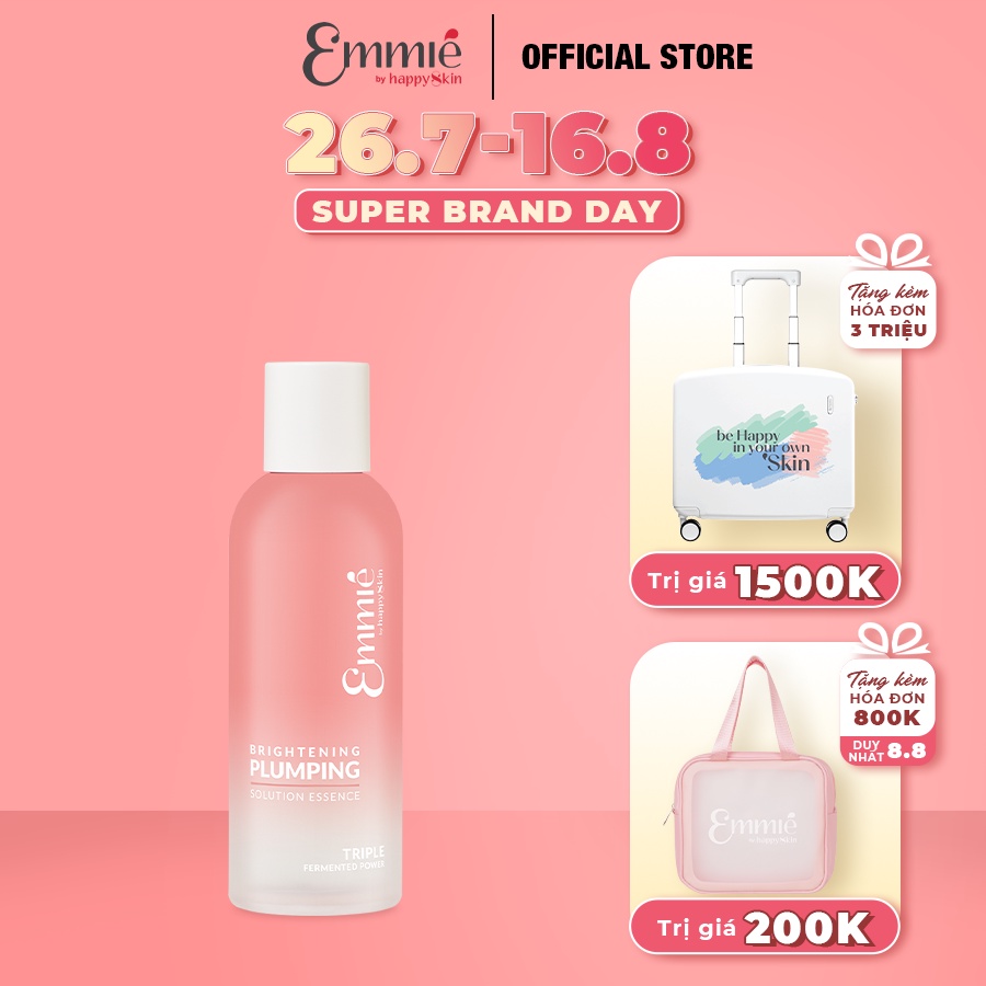 [Mã FMCGMALL -8% đơn 250K] Nước thần dưỡng sáng và căng mọng da 230ml Emmié by Happy Skin