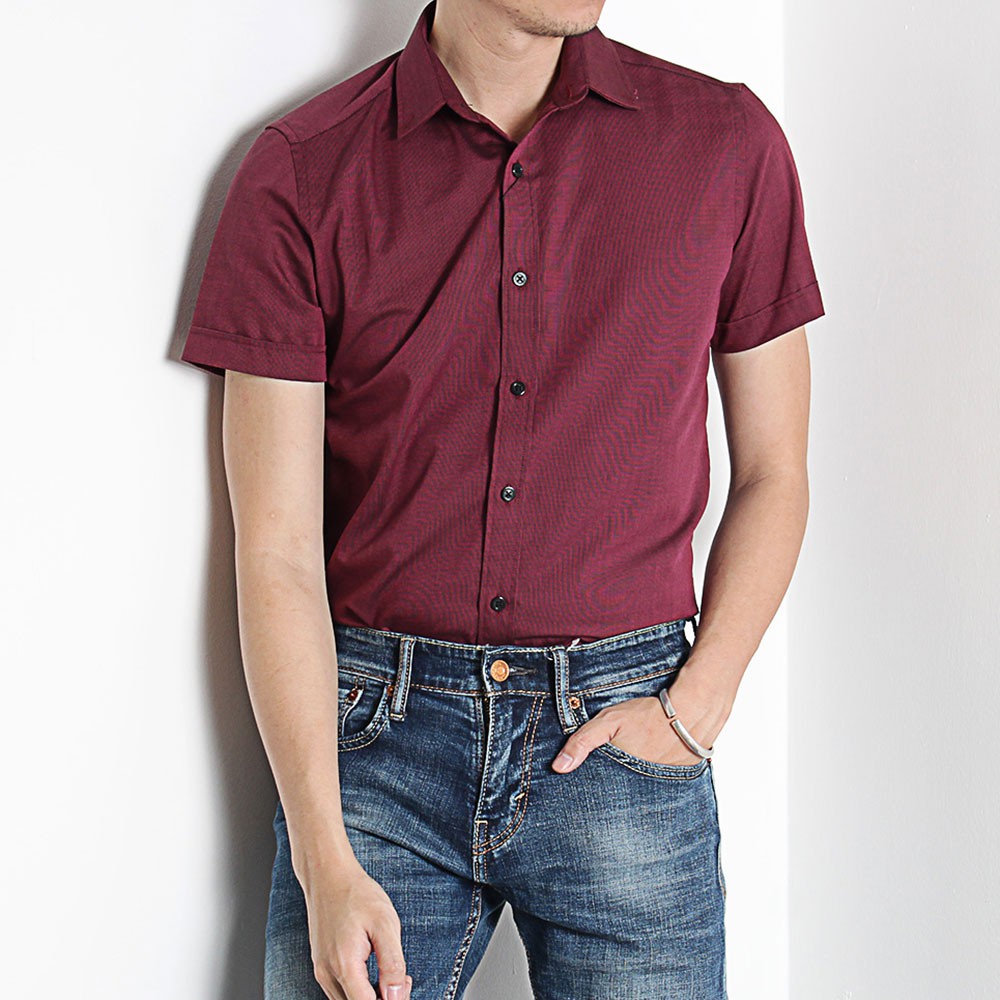 Áo Sơmi tay ngắn Slimfit - chất lụa siêu mượt vải siêu nhẹ, siêu mềm mịn ! | BigBuy360 - bigbuy360.vn