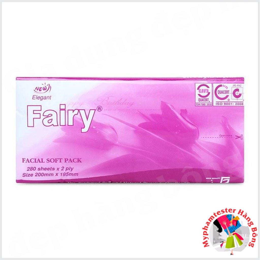 [5⭐] Khăn Giấy Ăn Fairy Rút Gói 280 Tờ