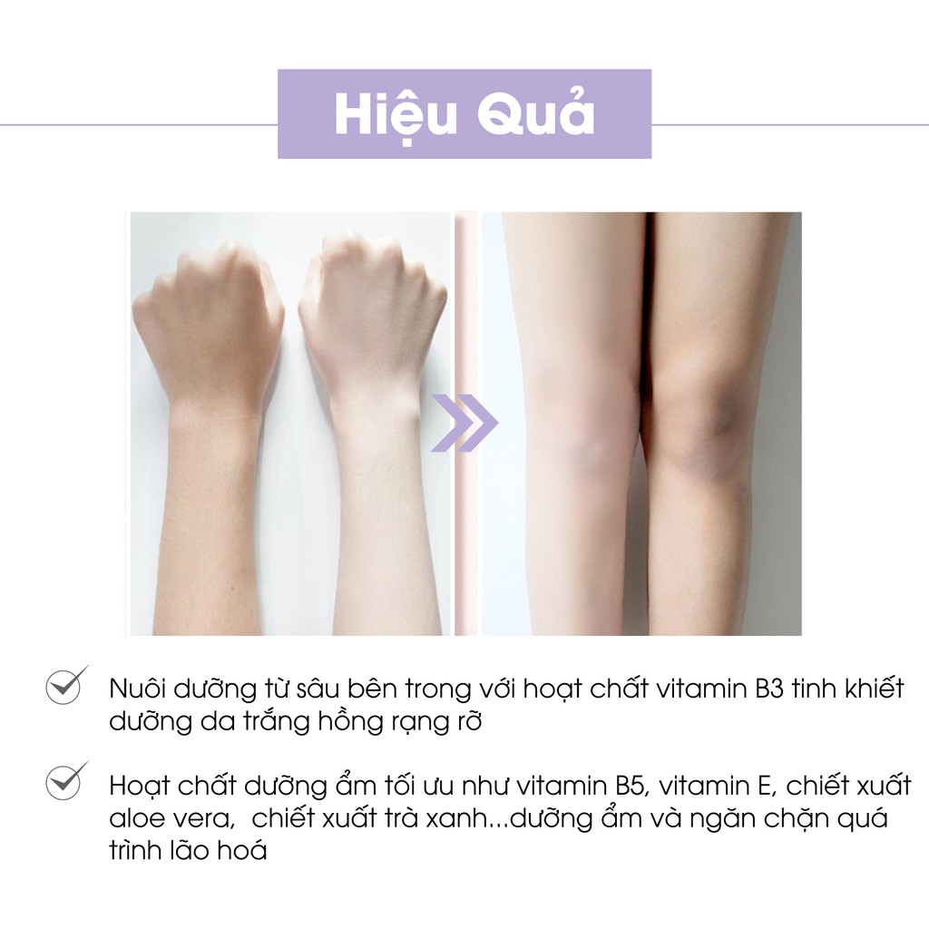 Kem ủ trắng toàn thân Truesky giúp làm trắng da body cấp tốc 100g Whitening Body Cream