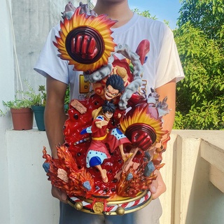 Mô hình Luffy Gear 4 Wano One piece siêu khủng chất lượng