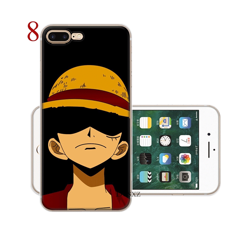 Ốp điện thoại hình hoạt hình one piece dễ thương cho Iphone 5/5s/SE/6/6s/6+/6s+/7/7+/8/8+/X