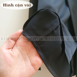 Áo sơ mi nữ lụa satin cổ điển sang trọng KimDyn [KDASM01]