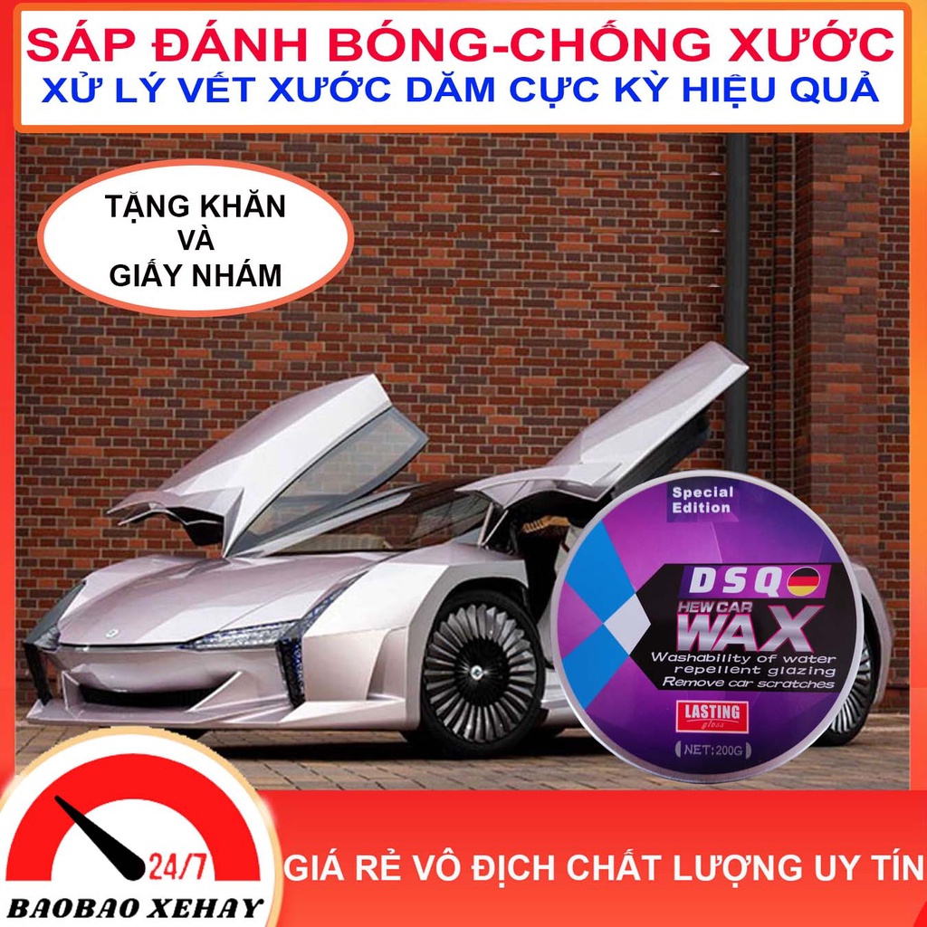 [Hàng Xịn SUPER] Sáp Xóa Vết Xước Xe Ô tô - Loại Bỏ Vết Xước Sâu Nhanh Chóng - DSQ 200G - Công Nghệ MỸ