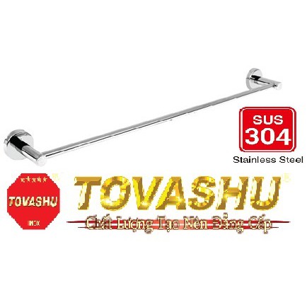 Máng Khăn Cao Cấp Tovashu D5, Inox 304, vắt khăn đơn, máng khăn đơn, bảo hành chính hãng 08 năm