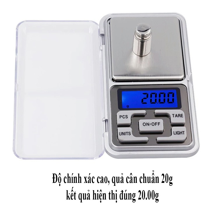 Cân Tiểu Ly Điện Tử 200g 0.01g Chính Xác Cao Nhỏ Gọn Bỏ Túi ( Bảo Hành 1 Năm )