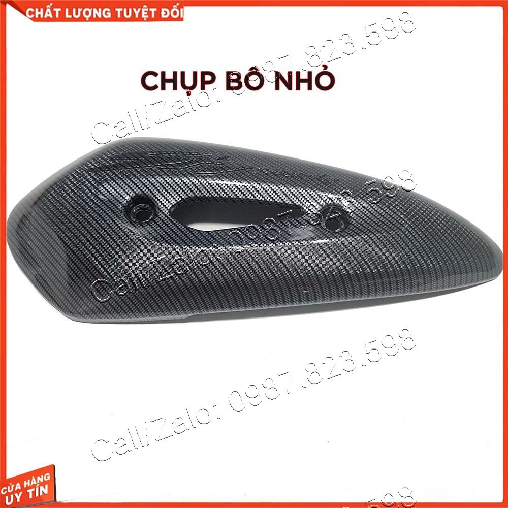 Ốp Pô SH Mode, Thảm SH Mode, Bọc Mũi Dè AH Mode, Pô E SH Mode  Sơn Vân Carbon