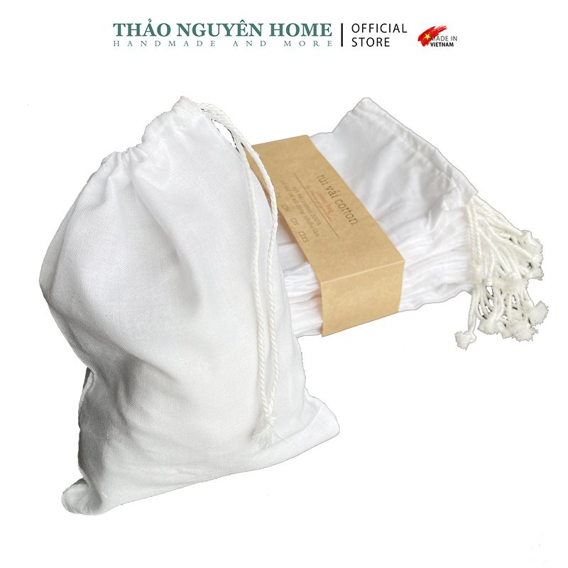 [Mã BMBAU50 giảm 7% đơn 99K] Túi lọc cotton chuyên dùng đun nấu, lọc trà Thảo Nguyên Home