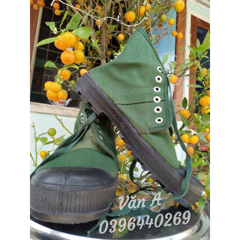 Giày Vải Xanh lá đi rừng đế chống trượt | BigBuy360 - bigbuy360.vn