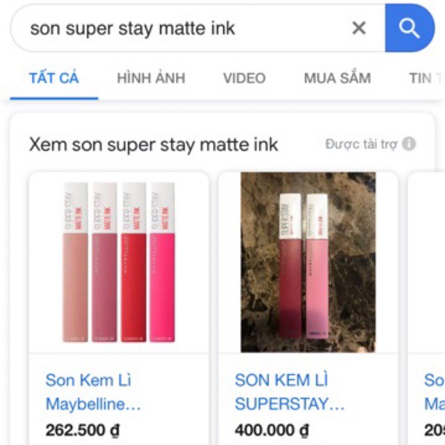 SON SUPER STAY MATTE INK 130k (GIÁ THỊ TRƯỜNG 200k) | BigBuy360 - bigbuy360.vn