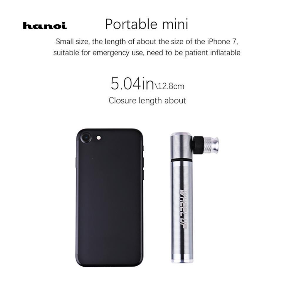 Máy bơm khí mini 160psi bằng hợp kim nhôm dùng bơm bánh xe đạp