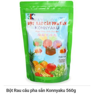 (size khổng lồ) Bột rau câu pha sẵn Konnyaku 560gr (màu bao bì có thể thay đổi tùy theo đợt nhập hàng) thumbnail