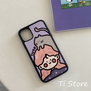 Ốp lưng girl cute cat ip