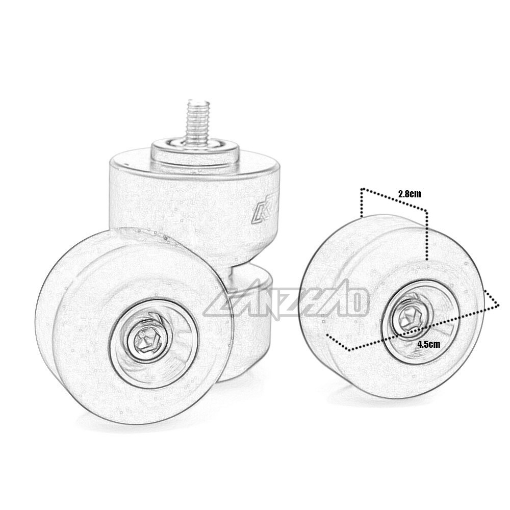 Phụ Tùng Chống Ngã Trước Và Sau Cho Xe Mô Tô Husqvarna 250 2018-2021