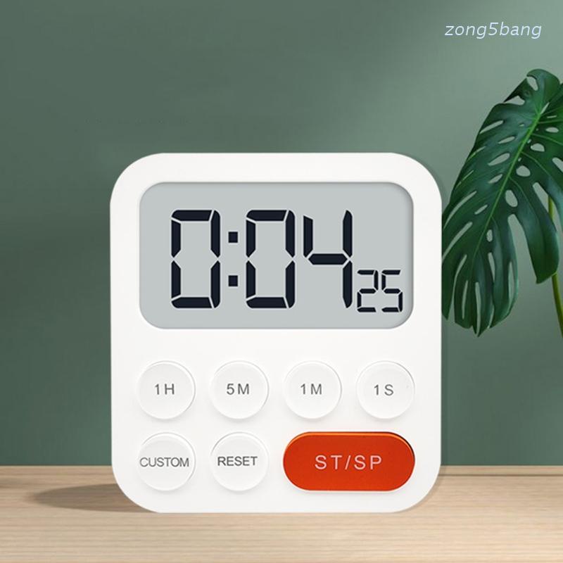 zong  Kitchen Magnetic Clock Timer Large Screen Digital Display Countdown Loud Time Management Alarm Clock Interval Timing