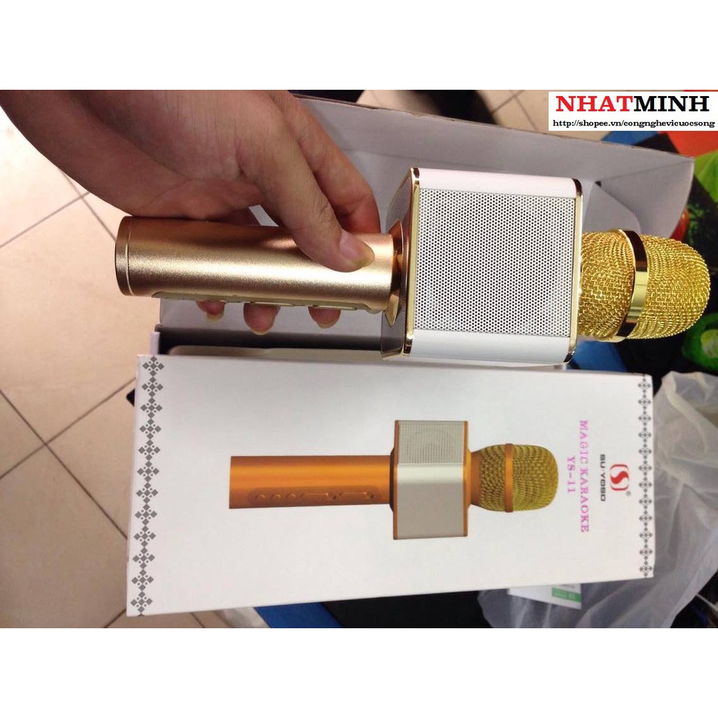 Micro Karaoke YS-11 |shopee. Vn\Shopdenledz