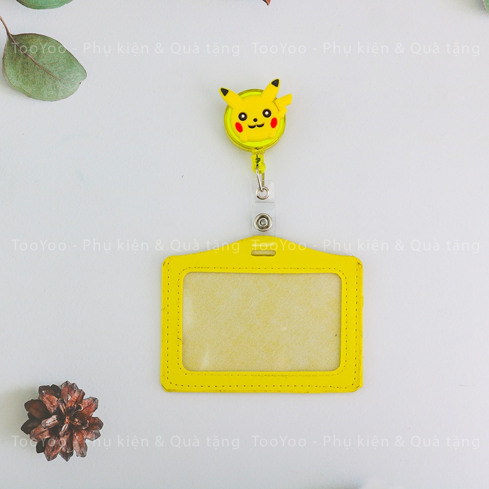 Yoyo co rút và bảng tên nhân viên hình DORAEMON, PIKACHU dễ thương cute BK00029