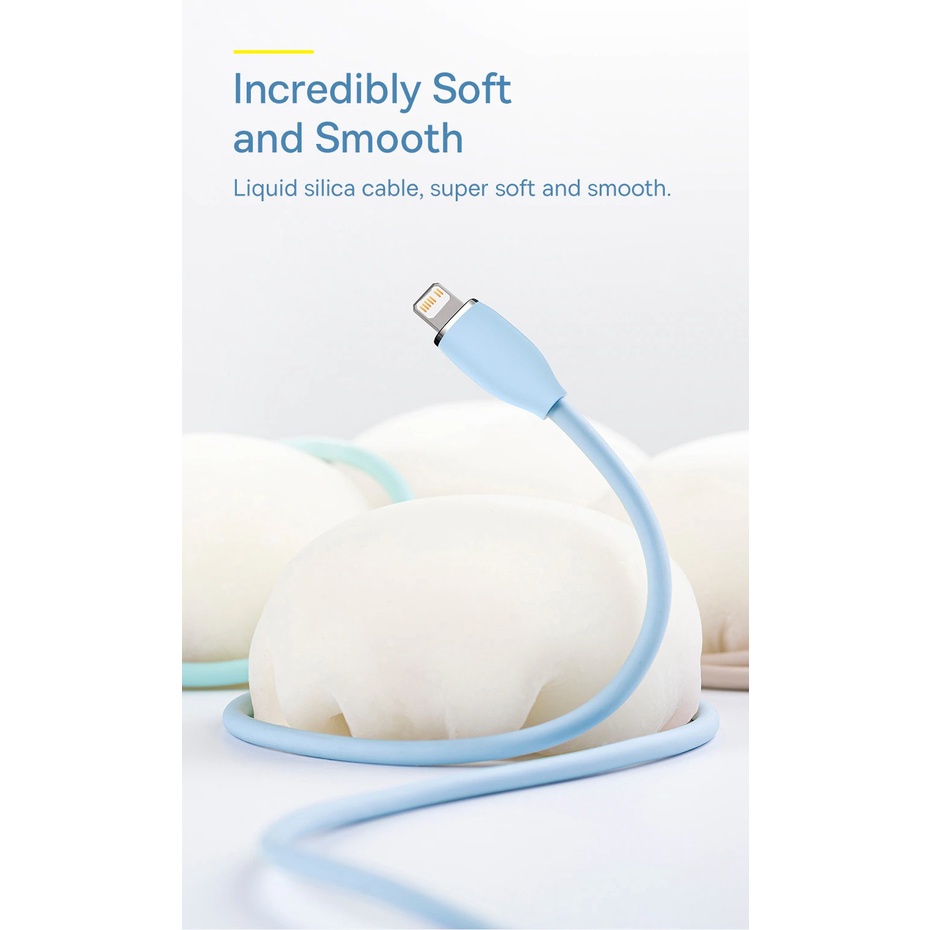 Cáp sạc nhanh Baseus Jelly Liquid Silica Gel Fast Charging Data Cable C to L 20W