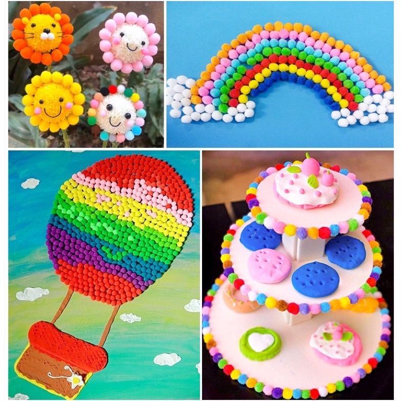 Pom pom trang trí