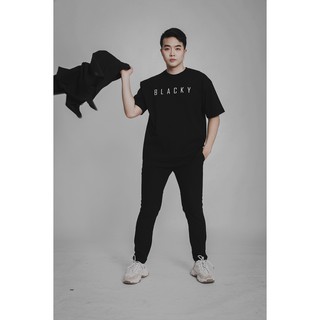 M9 Tee - Áo Thun BLACKY Basic đen lưng trơn- Áo thun form rộng
