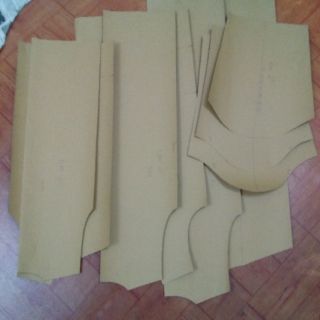 Rập áo dài bé trai 1-8T