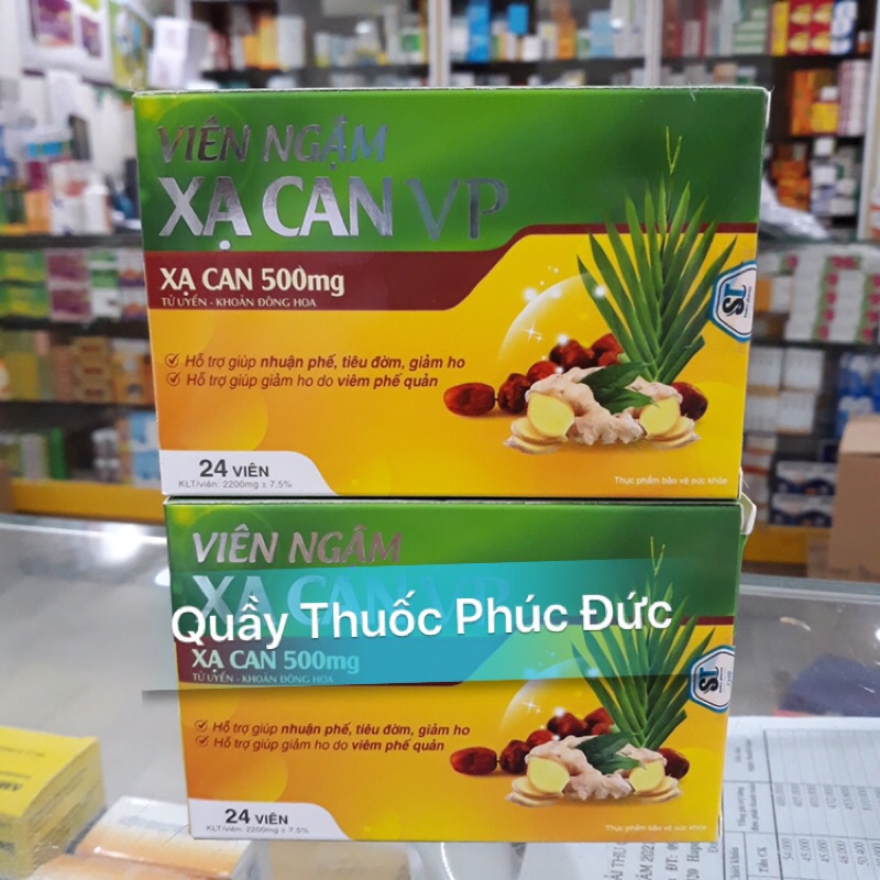 Viên Ngậm XẠ CAN hỗ trơ giảm ho ,tiêu đờm