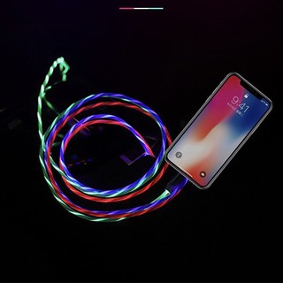 Dây cáp sạc phát sáng đầu lighting dành cho điện thoại Iphone