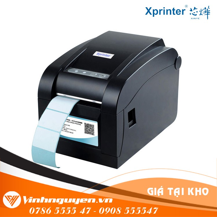 Máy in mã vạch Xprinter 350BM [In tem GHTK]
