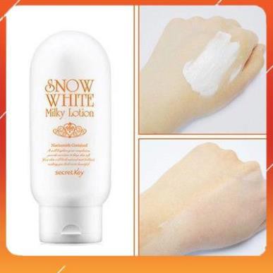 [Freeship99] Sữa dưỡng thể dưỡng trắng Secret Key Snow White Milky Lotion 120g