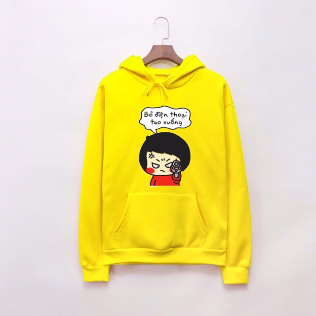 ÁO HOODIE NAM NỮ NHIỀU MẪU MÀU VÀNG