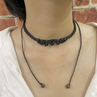 Vòng cổ choker macrame - Dây chuyền handmade