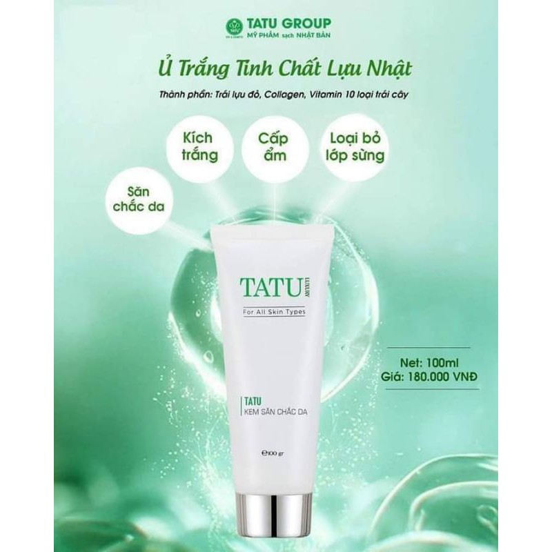 Kem Ủ Lựu Săn Chắc Dưỡng Da Trắng Hồng Se Khít Lỗ Chân Lông Giá Rẻ Chính Hãng TATU | BigBuy360 - bigbuy360.vn