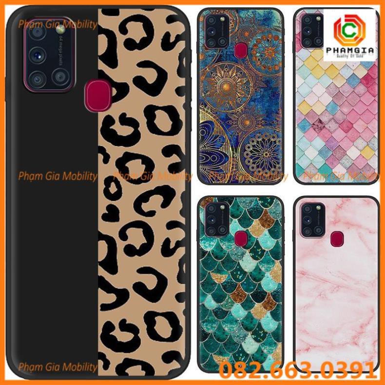 Ốp lưng Samsung Galaxy A21S dẻo hình họa tiết nhiều mẫu đẹp