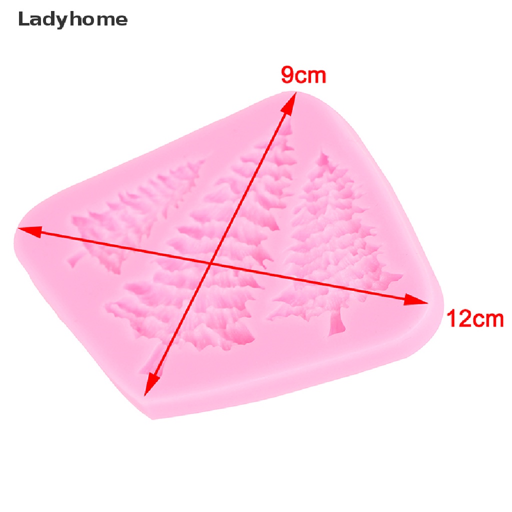1 khuôn silicone làm bánh hình cây thông giáng sinh