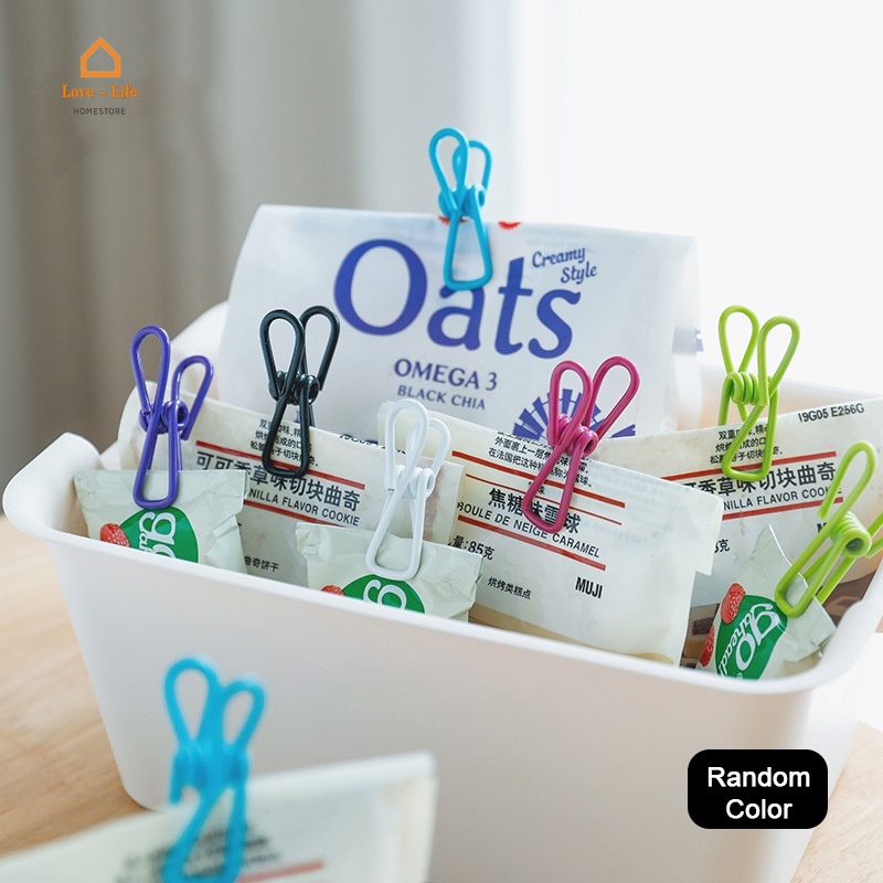 Kẹp kim loại giữ thẻ, giấy nhớ 5.7*3*1.7cm