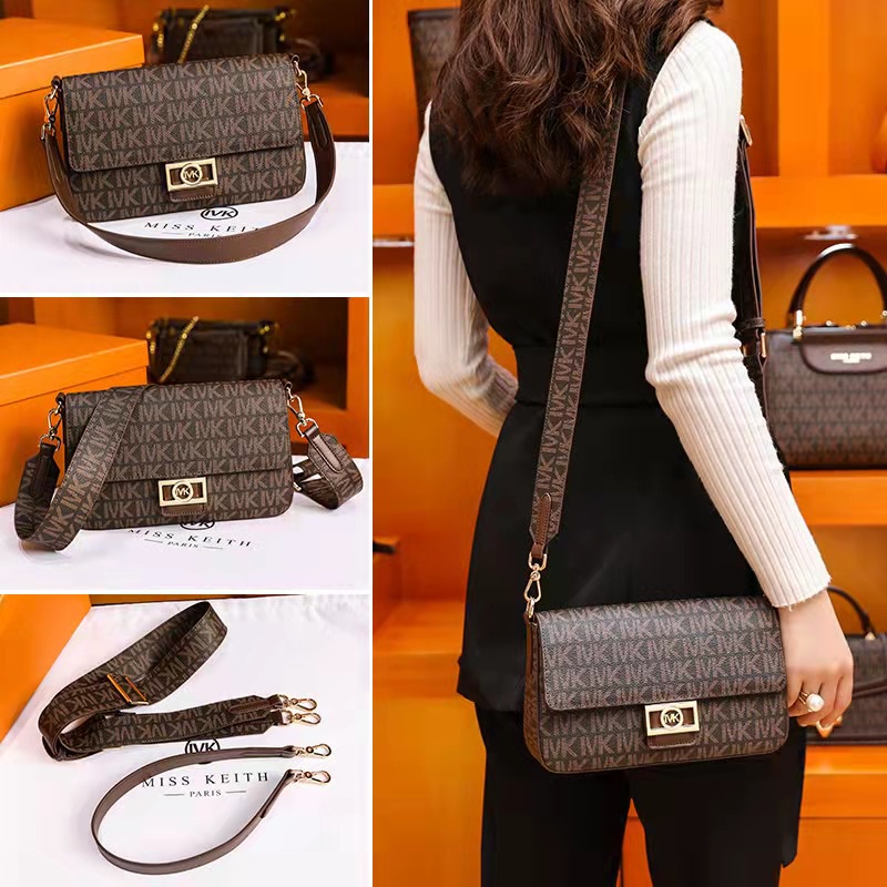 MK fashion woman bag Genuine leather shoulder bag cross body bag