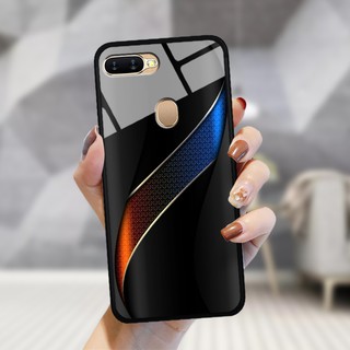 Ốp lưng kính 3D Oppo A7/ A5S/ A12