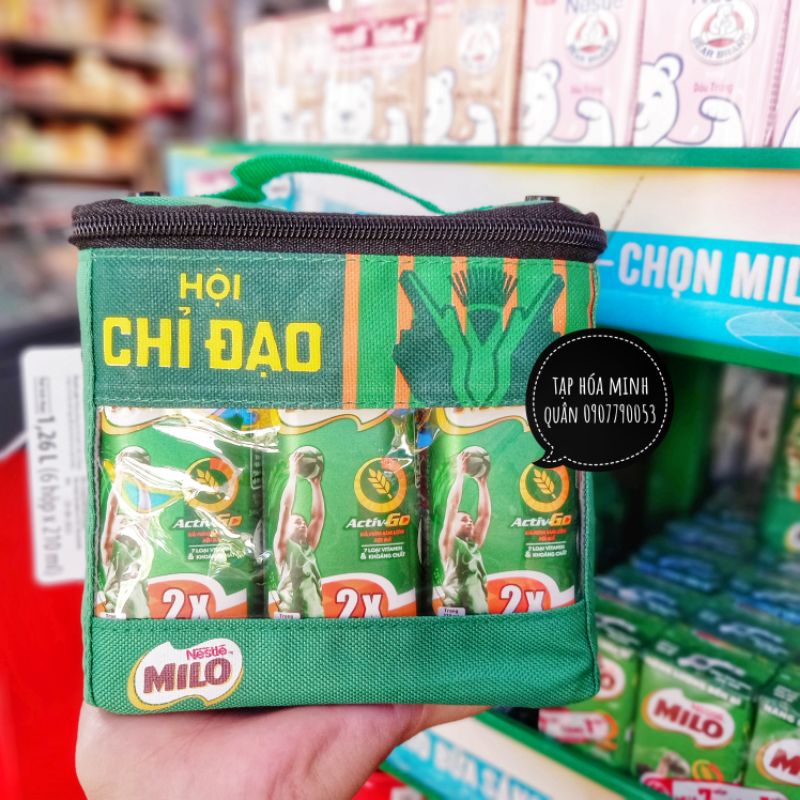 SỮA MILO NẮP VẶN TẶNG TÚI ( 6 HỘP)