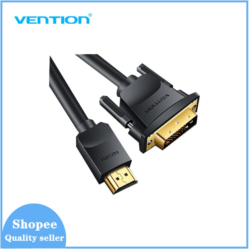 Vention HDMI To DVI Cable 1m DVI-D 24+1 Pin Support 1080P 3D Speed HDMI Cable