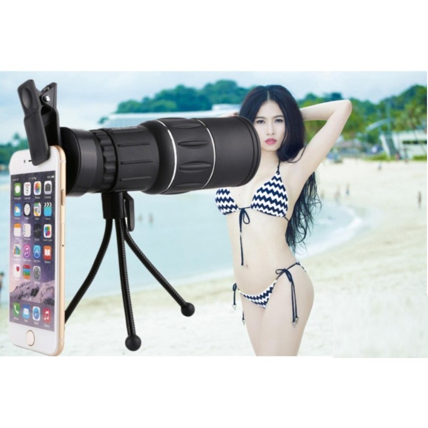 🌸Ống nhòm một mắt Bushnell 16x52 siêu nét 🌸hỗ trợ nhìn và chụp ảnh từ xa 🌸tặng kèm phụ kiện 🌸Freeship NEW