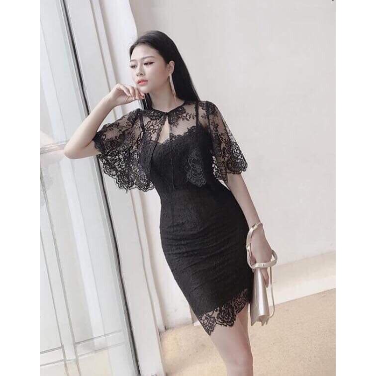 Đầm Body Ren Kèm Áo Khoác cao cấp | BigBuy360 - bigbuy360.vn