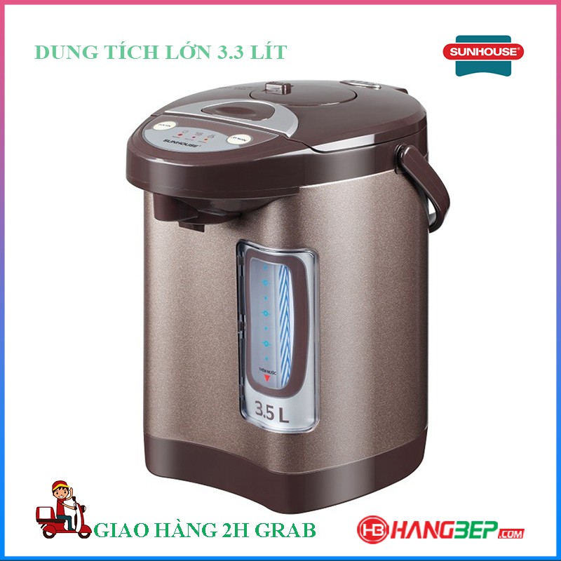 Bình thủy điện Sunhouse 3.5 lít SHD1535C - Bảo hành chính hãng 12 tháng